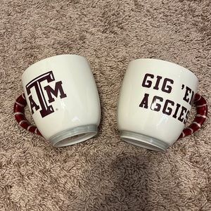 New Gift Texas A&M Aggies Coffee Mug Cups College Maroon White Football Alumni